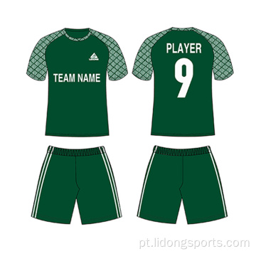 Design time de futebol Treinando uniformes de camisas de futebol personalizadas